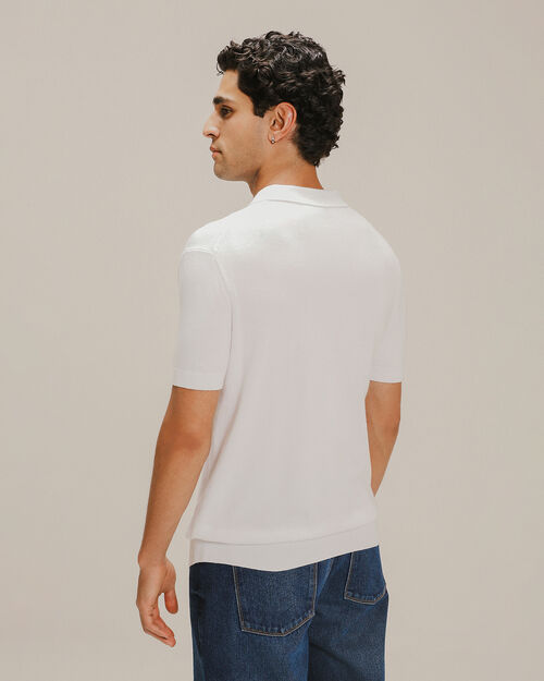 Polo Blanco Fit Slim